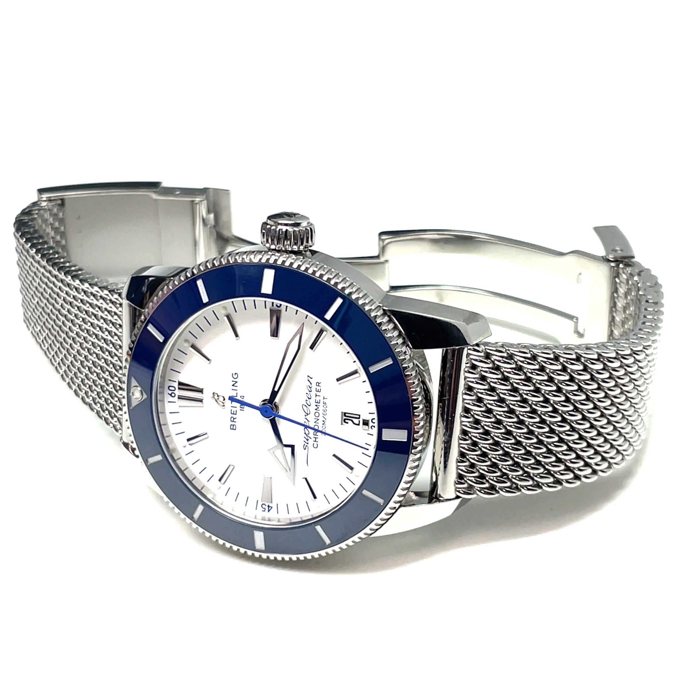Pre-Owned Breitling Superocean Greek Blue Limited Edition img7
