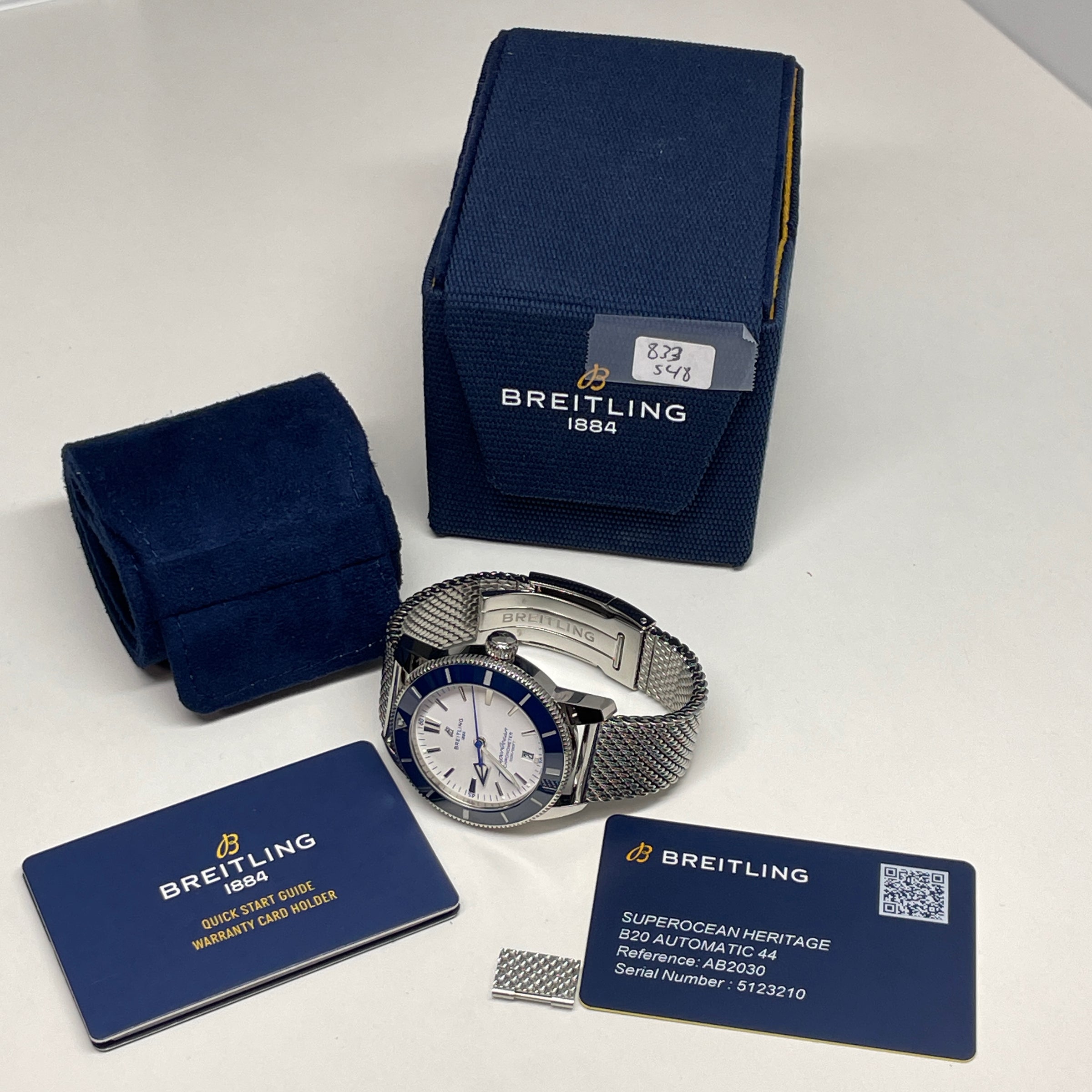Pre-Owned Breitling Superocean Greek Blue Limited Edition img8
