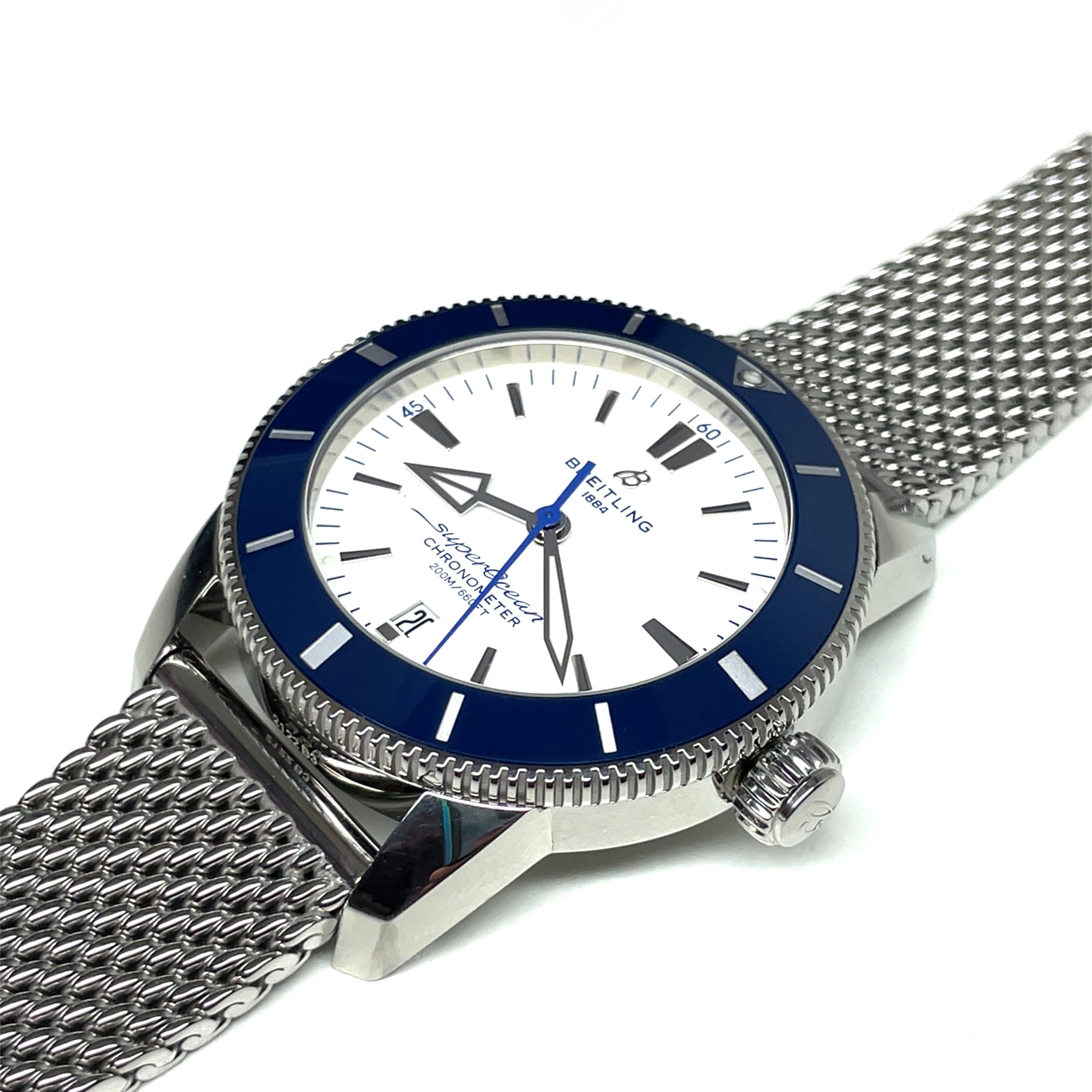 Pre-Owned Breitling Superocean Greek Blue Limited Edition img9