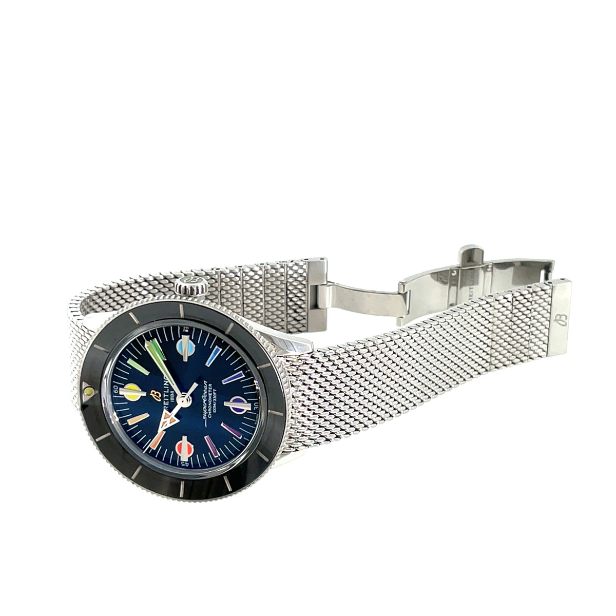 Pre-Owned Breitling Superocean Heritage '57  Special Edition Rainbow Dial Watch A103701A1B1A1 Image 1