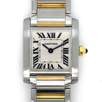 Pre-Owned Cartier Tank Francaise Small Steel Gold Two-Tone Watch img1