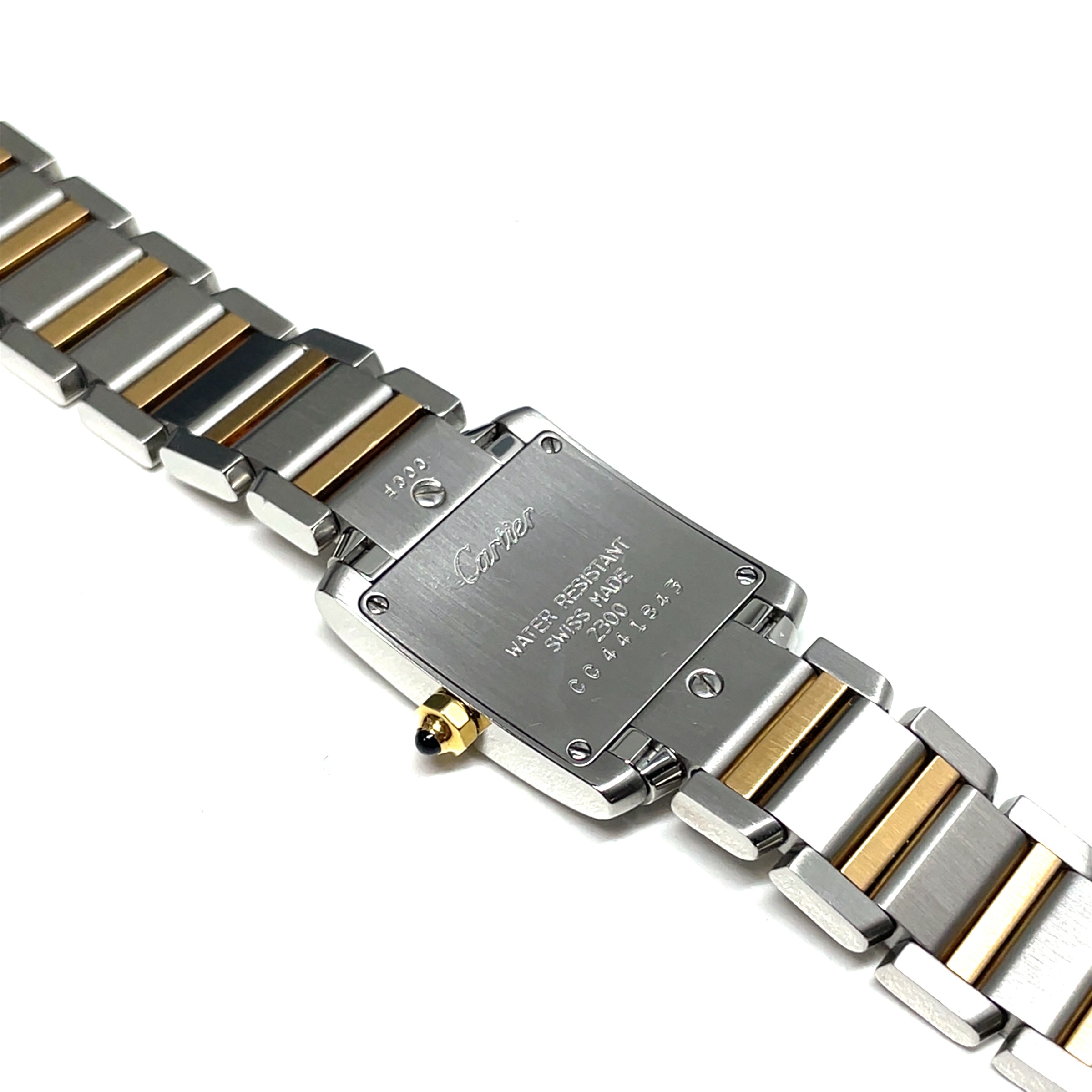 Pre-Owned Cartier Tank Francaise Small Steel Gold Two-Tone Watch img3