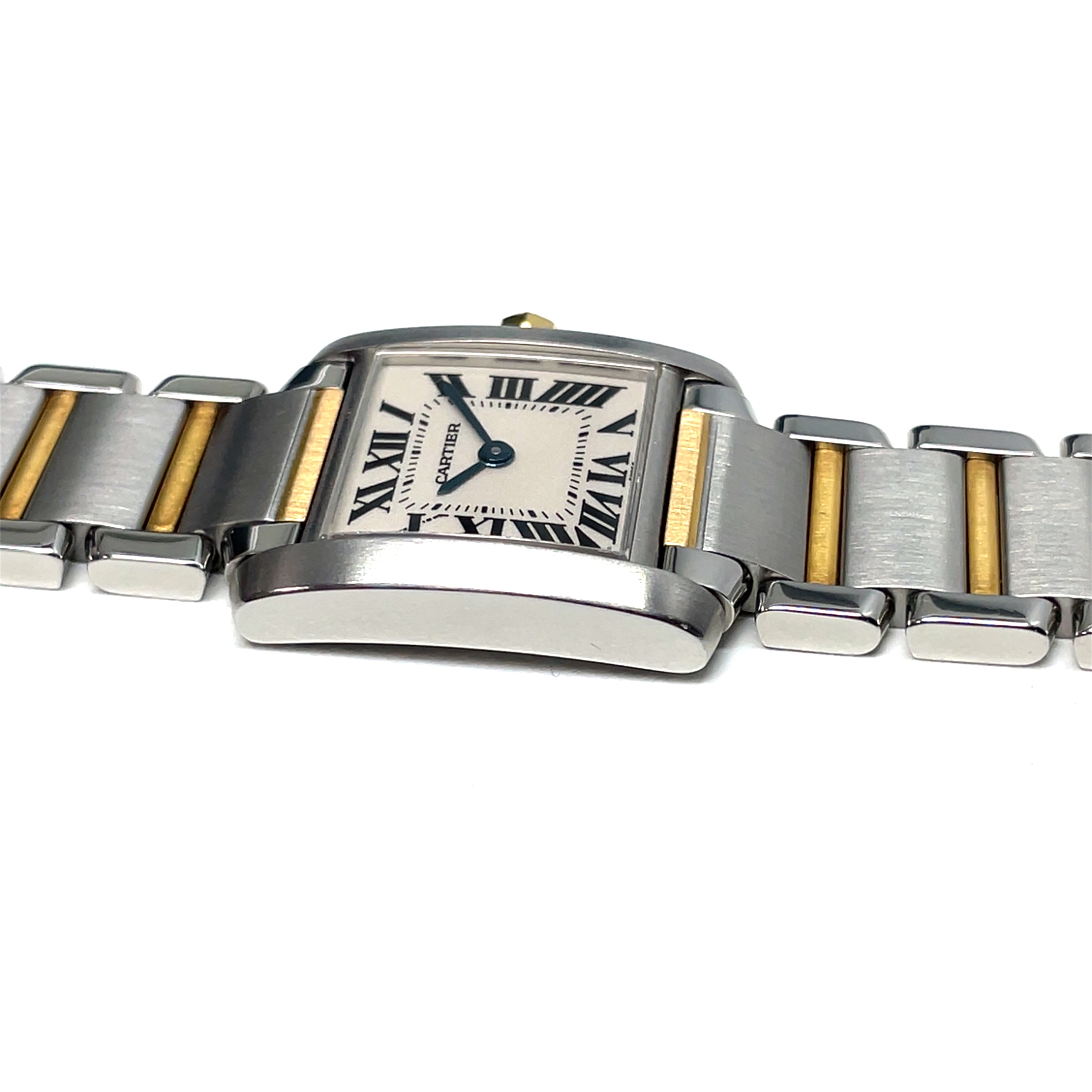 Pre-Owned Cartier Tank Francaise Small Steel Gold Two-Tone Watch img4