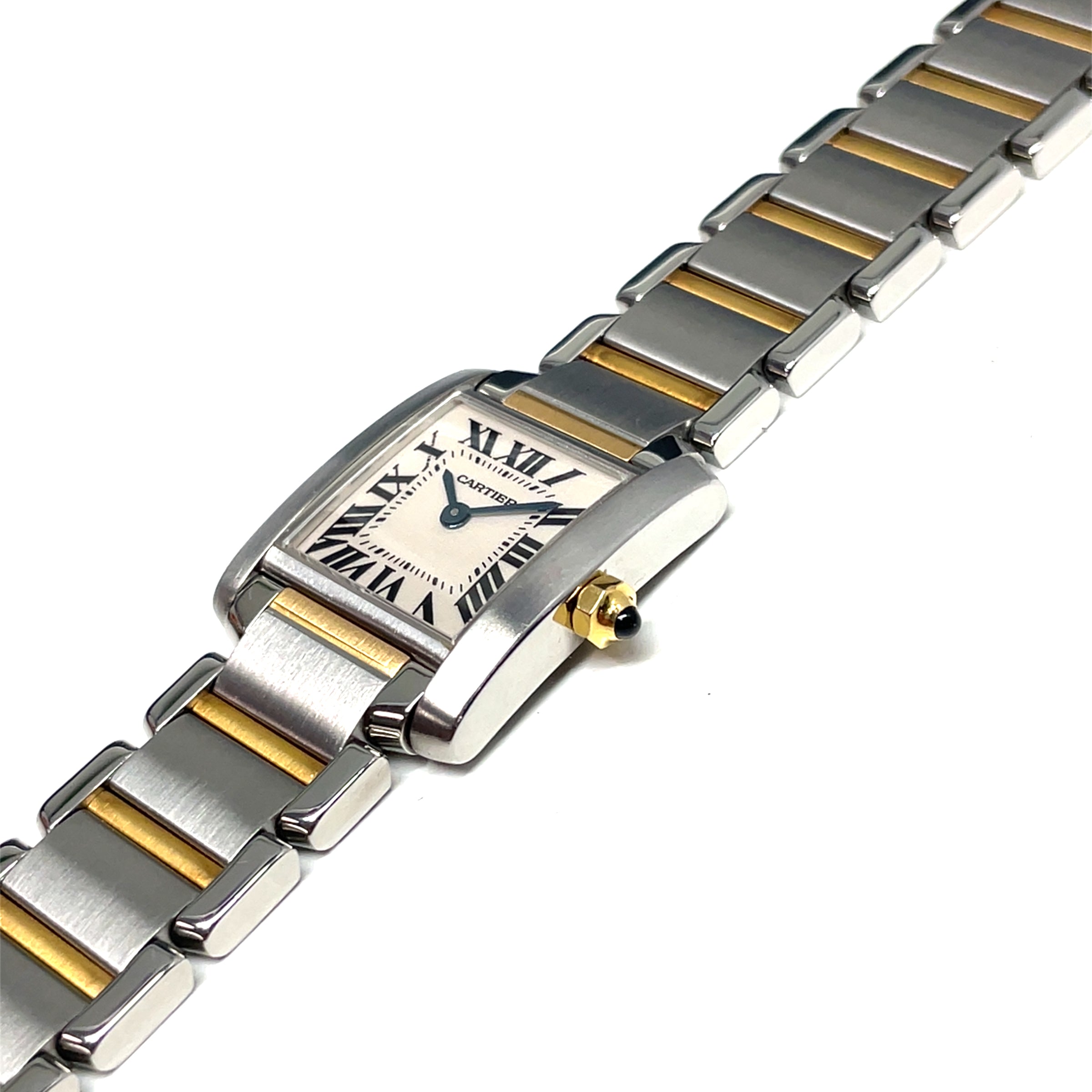 Pre-Owned Cartier Tank Francaise Small Steel Gold Two-Tone Watch img5