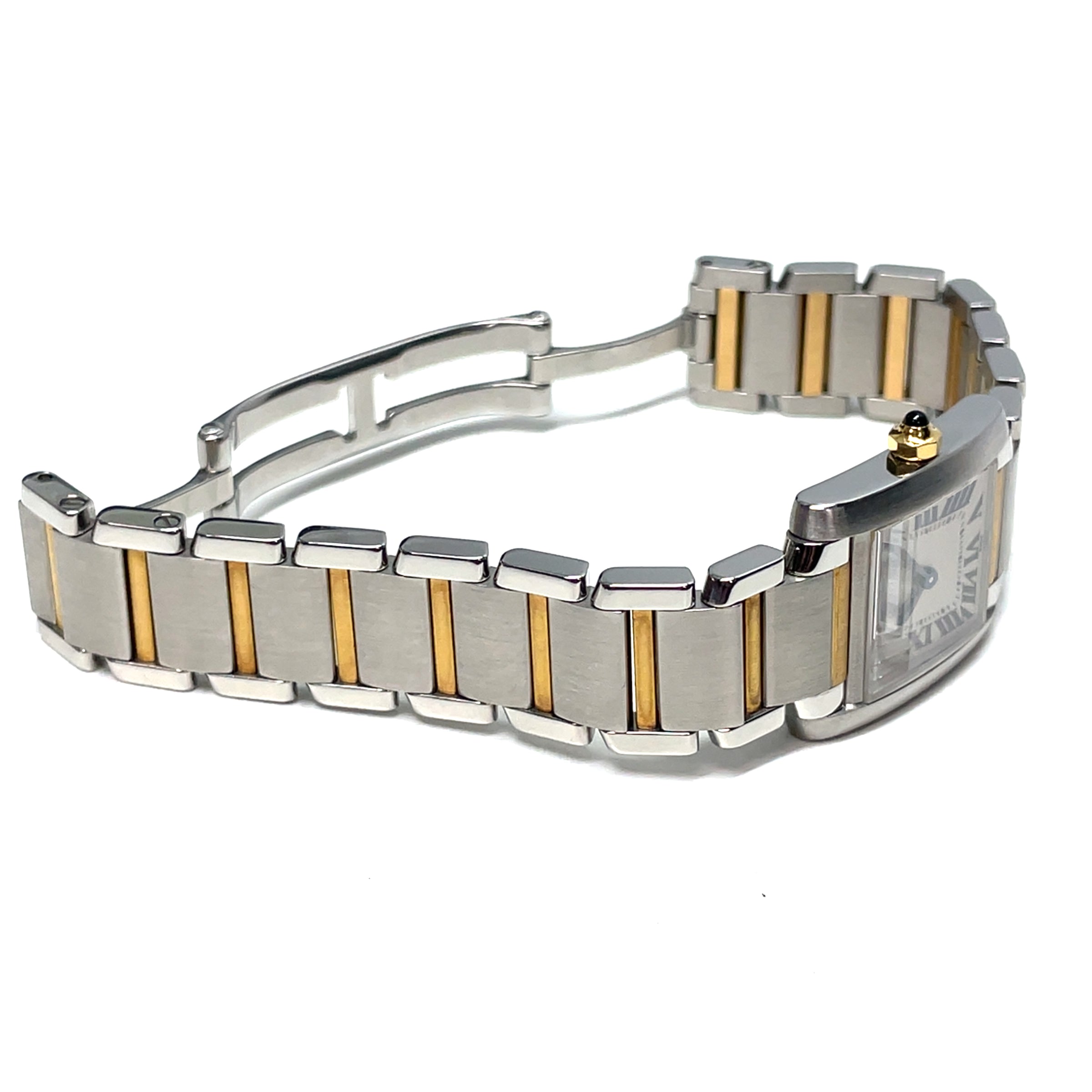 Pre-Owned Cartier Tank Francaise Small Steel Gold Two-Tone Watch img9