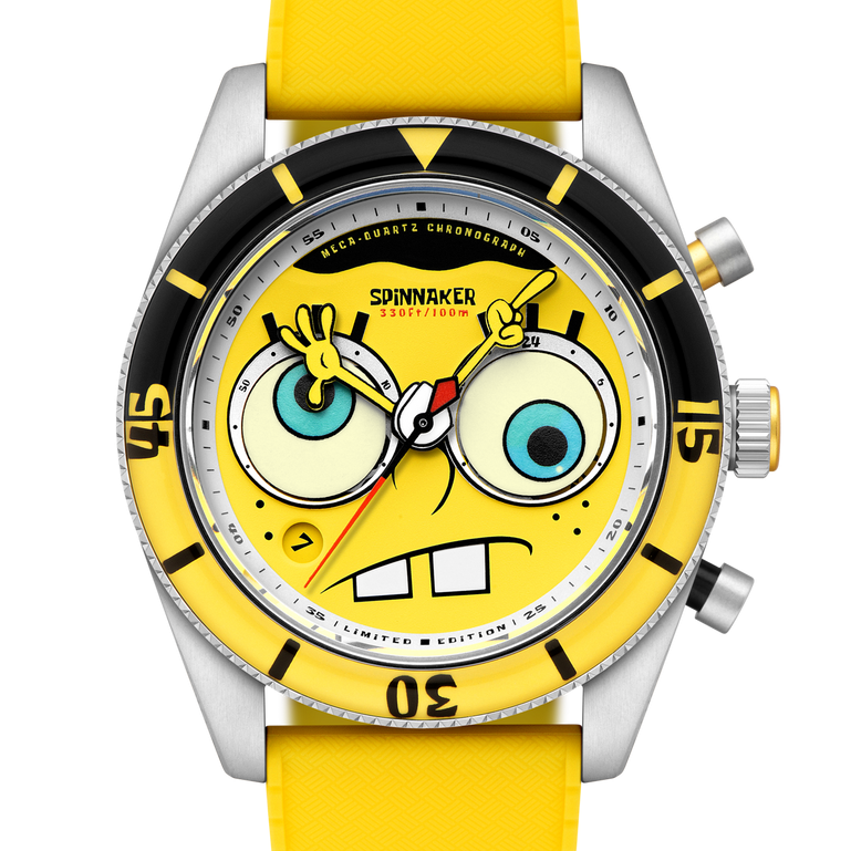 Pre-Owned Fleuss Chronograph SpongeBob SquarePants Eyedial Limited Edition