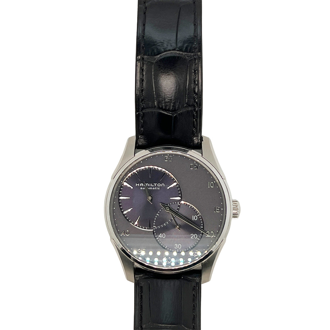 Pre-Owned Hamilton 43MM Jazzmaster Grey Dial Watch img1