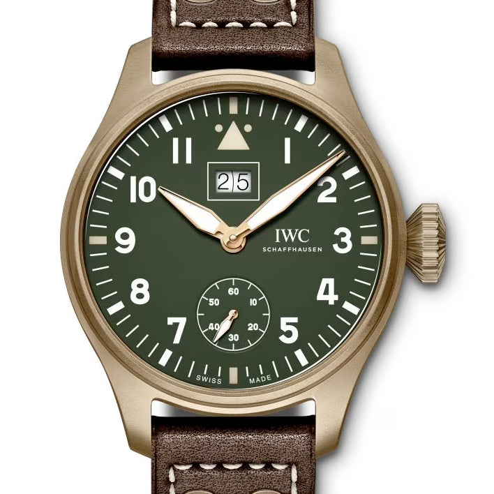 Pre-Owned IWC Spitfire Mission Accomplished Watch 46.2mm Green Bronze IW510506 img1