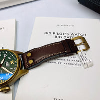 Pre-Owned IWC Spitfire Mission Accomplished Watch 46.2mm Green Bronze IW510506 img7