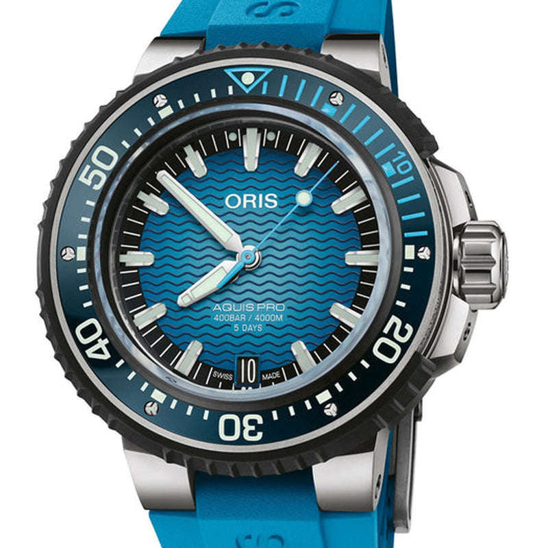 Pre-Owned Oris Aquis Pro Automatic Divers Titanium Case Watch
