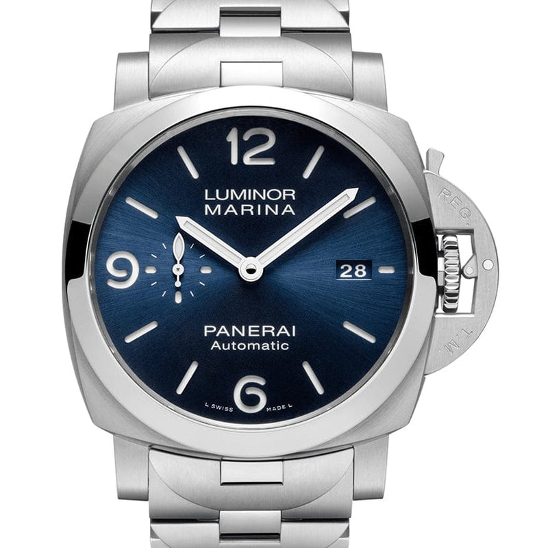 Pre-Owned Panerai Luminor Marina PAM01316 44mm Blue Dial Steel Watch