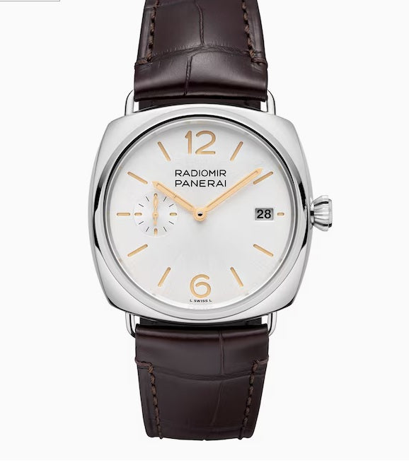 Pre-Owned Panerai Radiomir Quaranta 40MM Silver Dial Watch