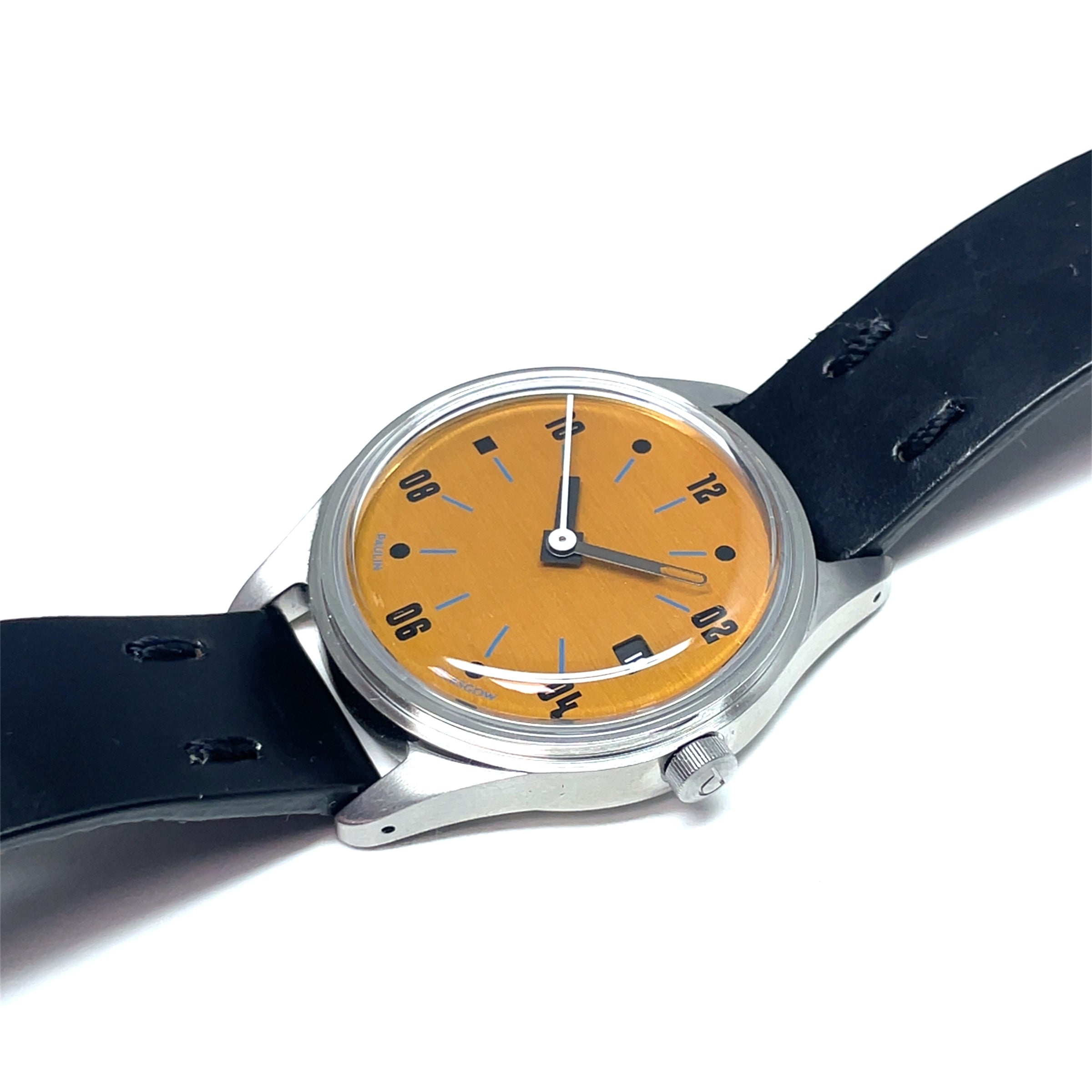Pre-Owned Paulin Neo 38mm Orange Aluminum Signature Everyday Watch img4