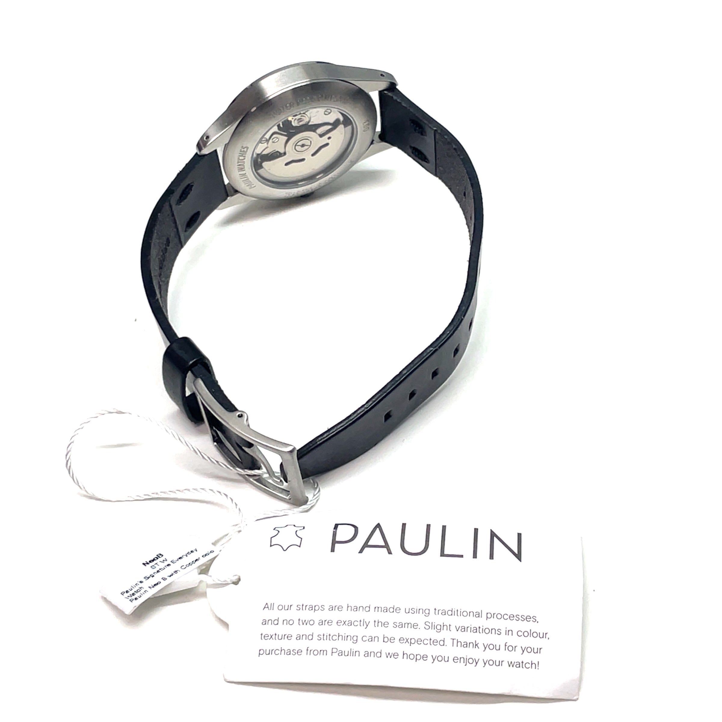 Pre-Owned Paulin Neo 38mm Orange Aluminum Signature Everyday Watch img8