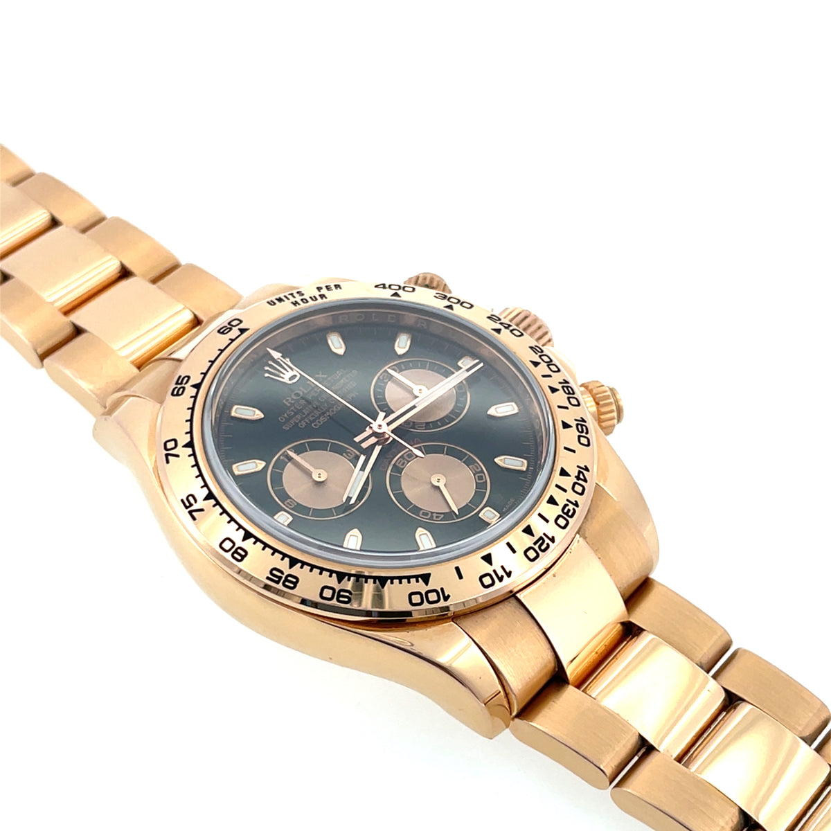 Pre-Owned Rolex 40mm 18K Rose Gold Daytona Black Dial Watch M Series 2007 116505 Image 1