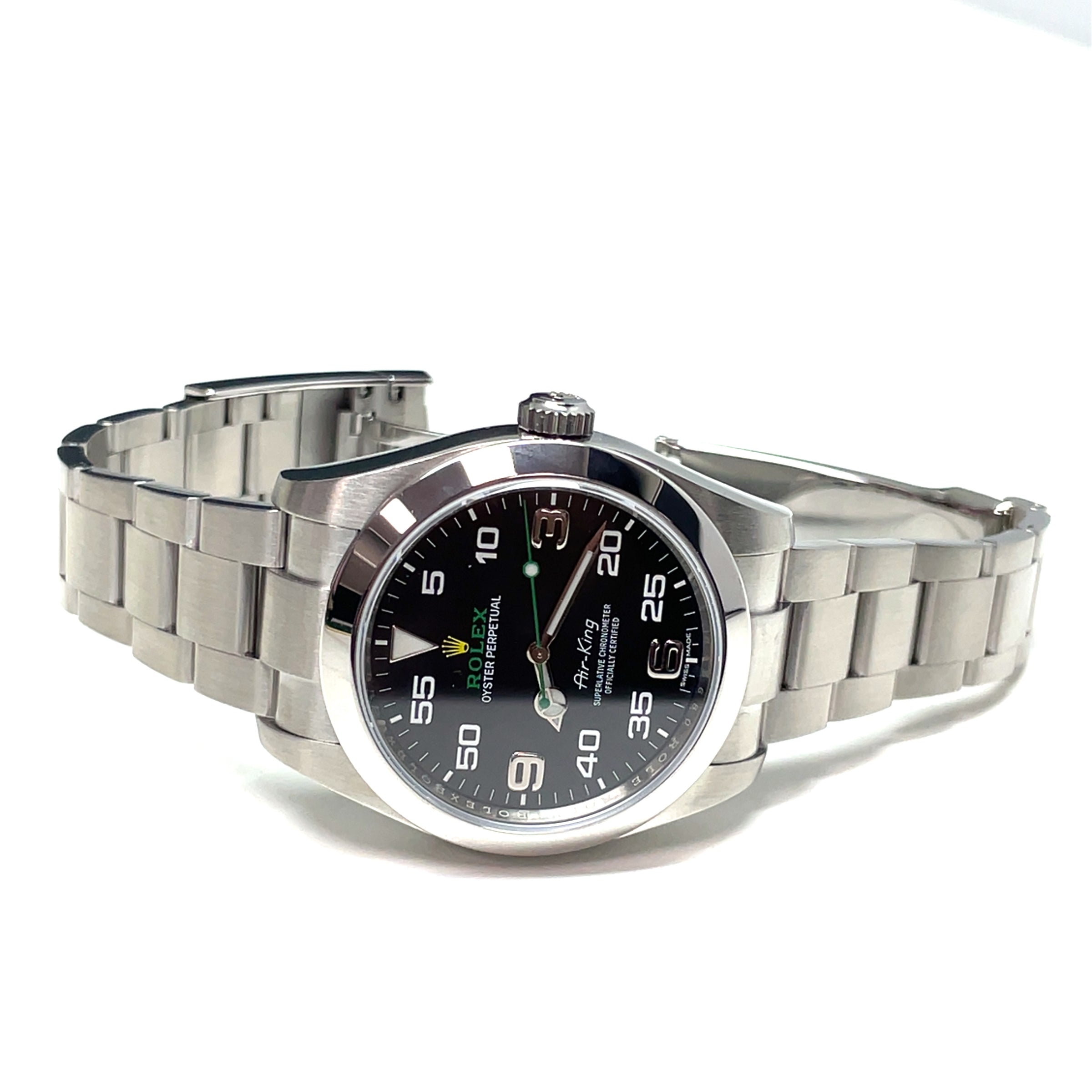 Pre-Owned Rolex Air King 40mm 116900 Watch Black Dial 2021 img4