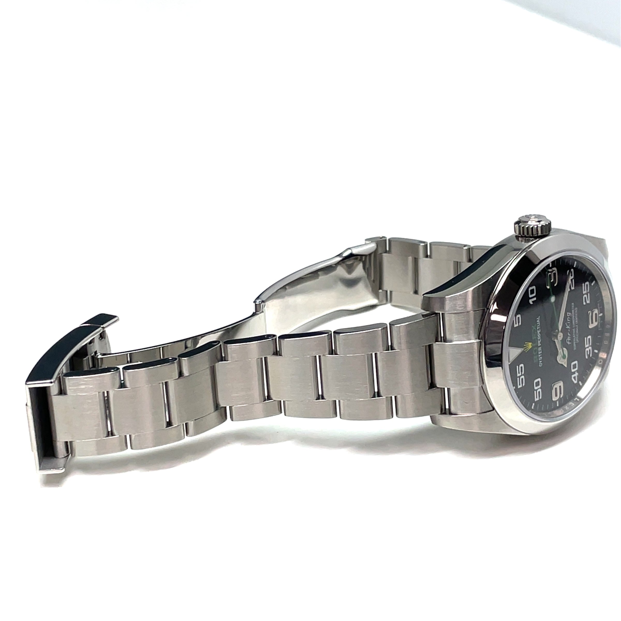 Pre-Owned Rolex Air King 40mm 116900 Watch Black Dial 2021 img9