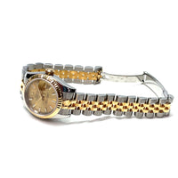 Pre-Owned Rolex Datejust 26mm Champagne Dial Gold Steel Watch 179173 img8