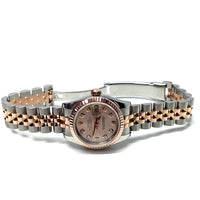 Pre-Owned Rolex Lady-Datejust 26mm Everose Two-Tone Diamond Dial Watch 179171 img6