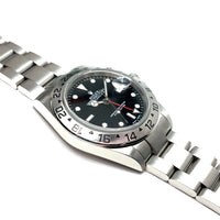 Pre-Owned Rolex Oyster Explorer II Automatic Black Dial GMT Watch 2004 40mm img5