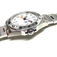 Pre-Owned Rolex Polar Explorer II White Dial Oyster Bracelet Watch 216570 img10