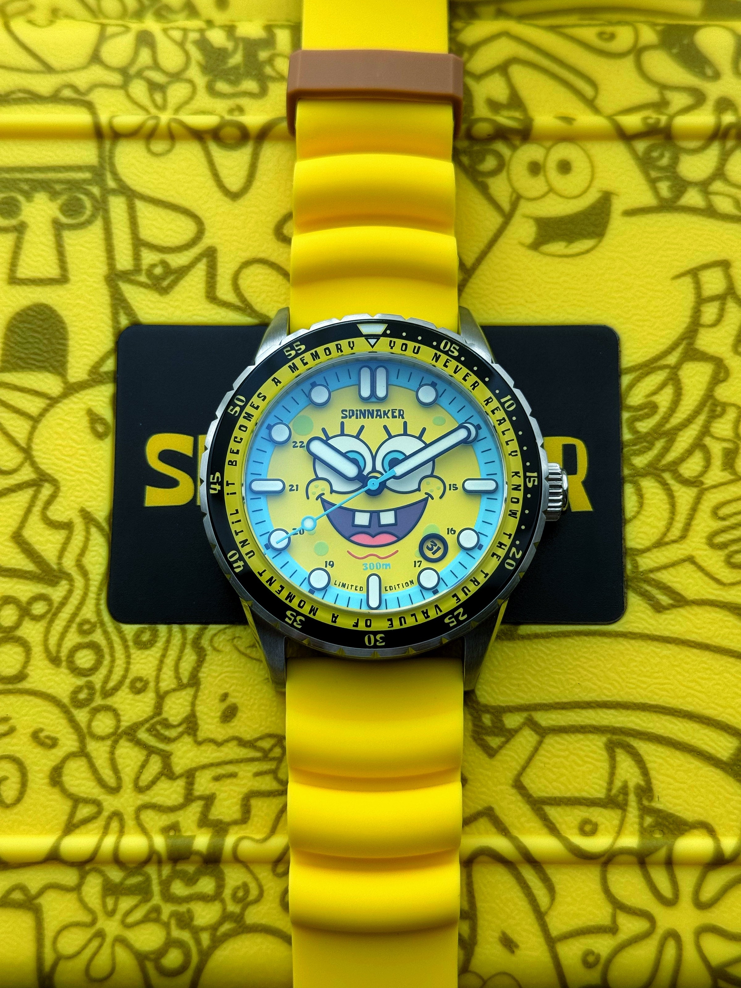 Pre-Owned Spinnaker x SpongeBob SquarePants Automatic Yellow img2