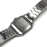 Pre- Owned Santos de Cartier Green Dial Mechanical Movement Watch WSSA0062 img7