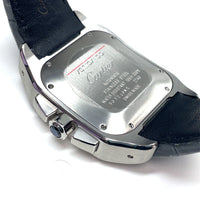Pre-owned Cartier Santos 100-XL chronographW20090X8 Silver 42mm Watch img3