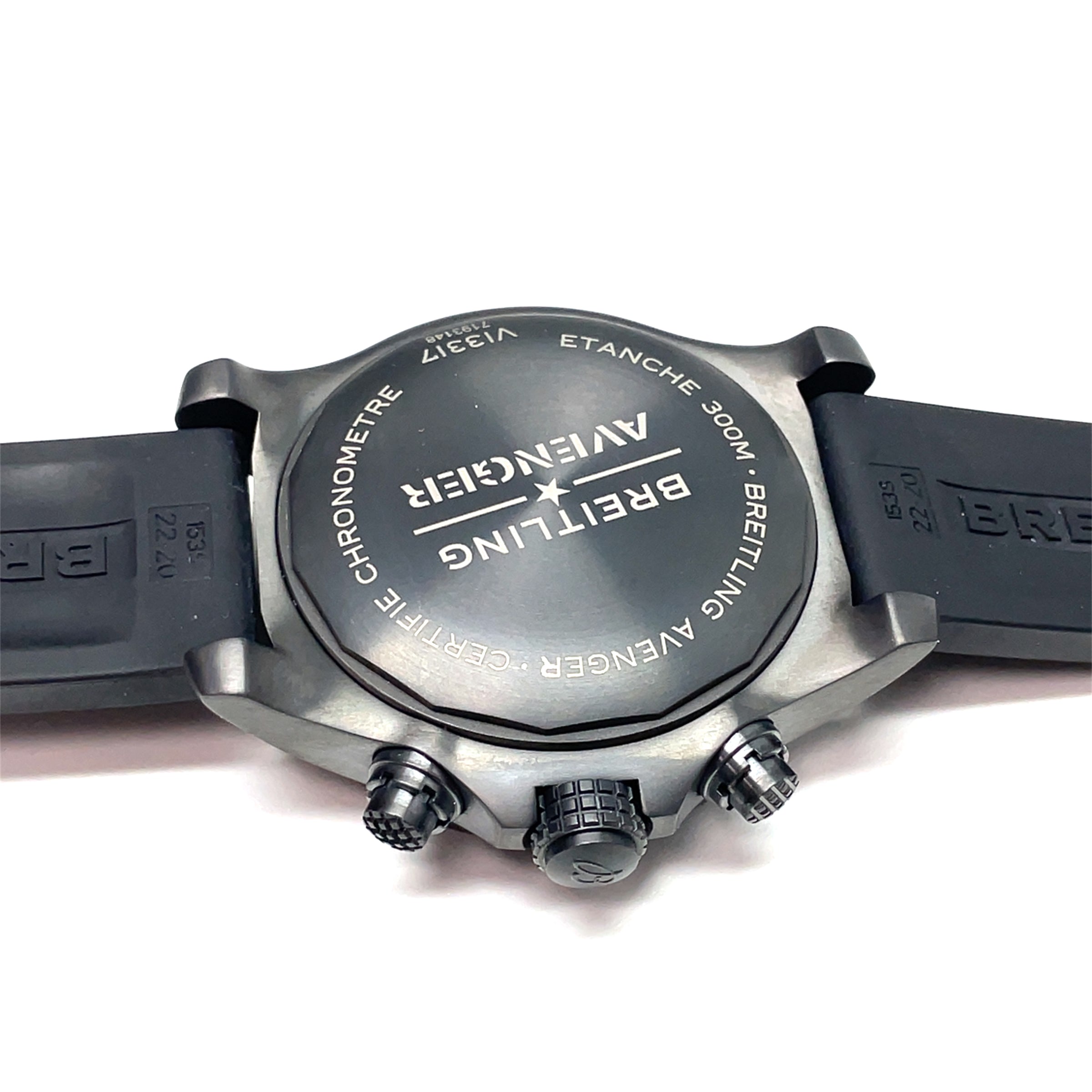 Pre Owned Breitling Avenger Chronograph 45 Night Mission Watch img7