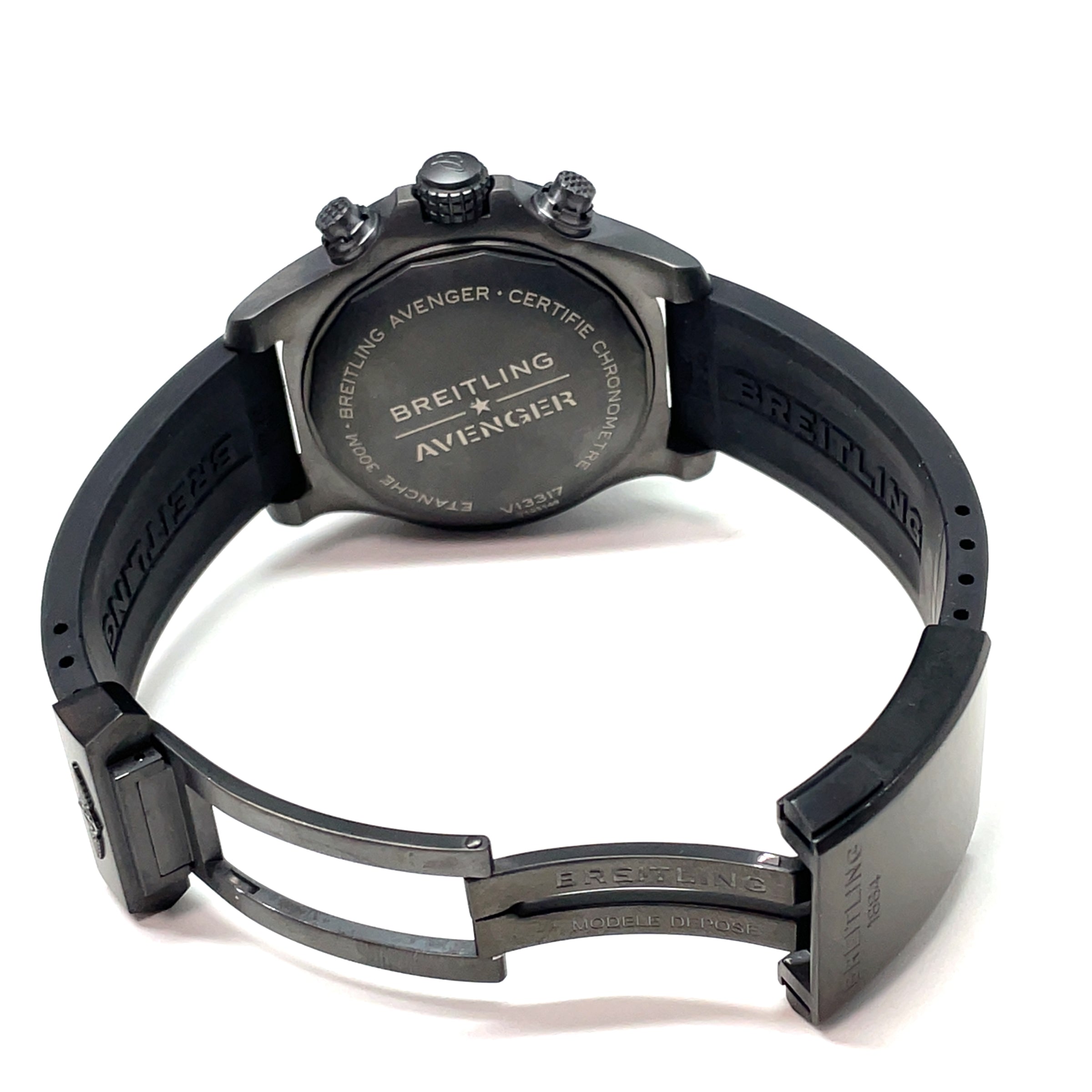 Pre Owned Breitling Avenger Chronograph 45 Night Mission Watch img9