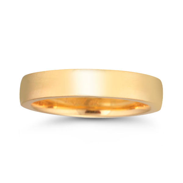 Precious Metal (No Stones) Wedding Bands  -  Women'