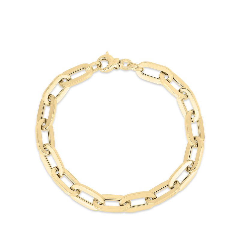 Roberto Coin 18K Yellow Gold Paperclip Link Chain Bracelet