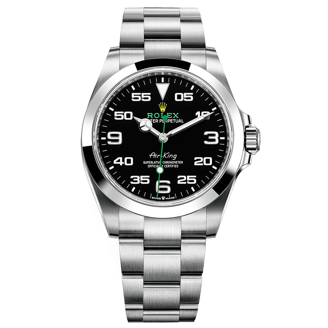 Pre-Owned Rolex Air King Stainless Steel Watch 126900