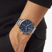 Shinola Canfield Sport Chronograph Midnight Blue Dial 45MM Watch - NAGI