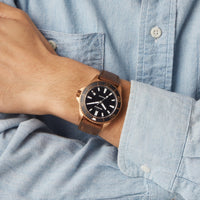 Shinola 43MM Monster Bronze Black Dial Watch