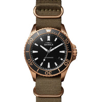 Shinola 43MM Monster Bronze Black Dial Watch - NAGI