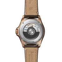 Shinola 40MM Bronze Monster GMT Set Automatic Brown Dial Extra NATO Strap Watch - NAGI