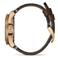 Shinola 40MM Bronze Monster GMT Set Automatic Brown Dial Extra NATO Strap Watch - NAGI
