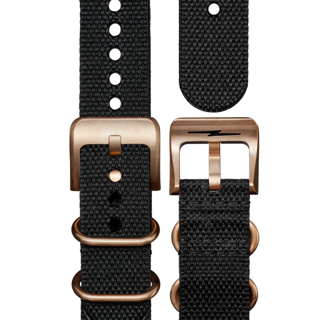 Shinola 40MM Bronze Monster GMT Set Automatic Brown Dial Extra NATO Strap Watch - NAGI