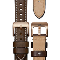 Shinola 40MM Bronze Monster GMT Set Automatic Brown Dial Extra NATO Strap Watch - NAGI