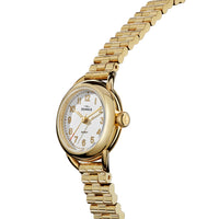 Shinola Runabout Silver Dial Gold Tone Case 25MM Watch - NAGI