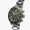 Shinola 48MM Runwell Sport Chrono 48mm Green Titanium Watch S0120282839
