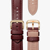 Shinola 47MM Runwell Oxblood Maroon Red Watch S0120291088