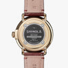 Shinola 47MM Runwell Oxblood Maroon Red Watch S0120291088