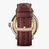 Shinola 47MM Runwell Oxblood Maroon Red Watch S0120291088