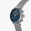 Shinola Canfield Model C56 2 Eye Chrono Quartz 43MM Continental Blue Dial Watch S0120292978