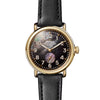 Shinola 41MM Runwell Black Mother of Pearl Dial Gold PVD Case Watch S0120292980