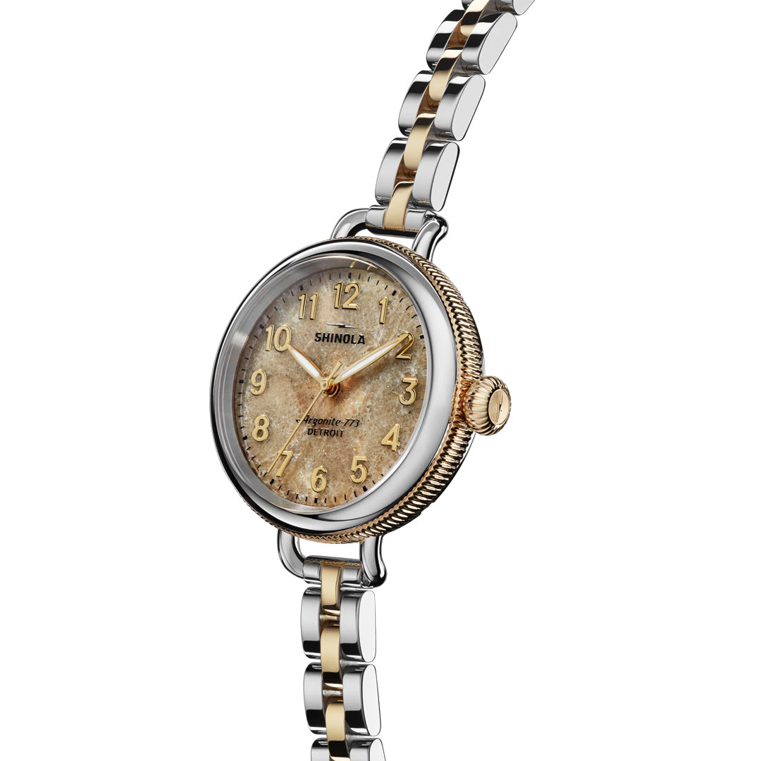 Shinola Petoskey Dial Birdy 34MM Two-Tone Watch - NAGI