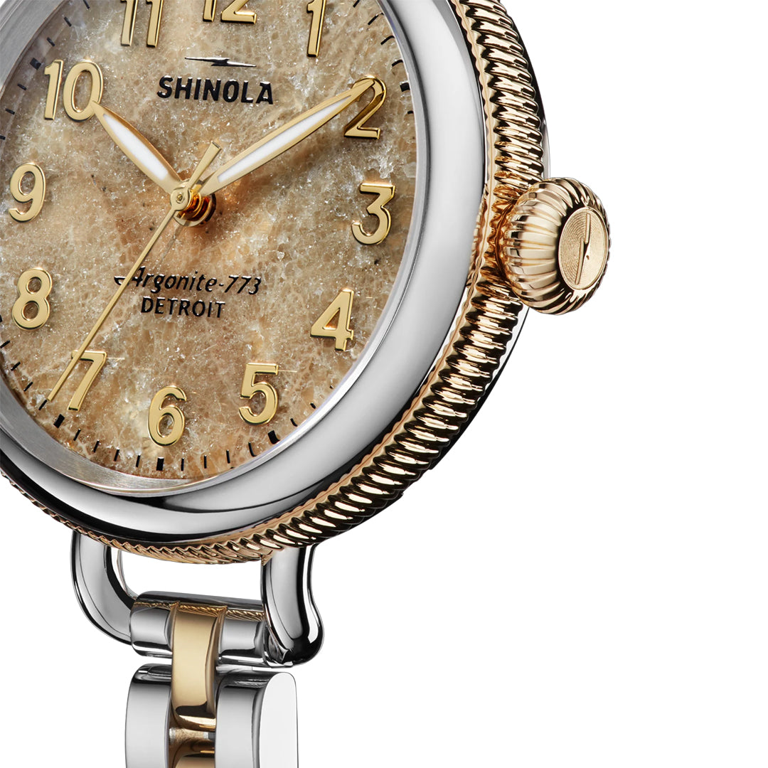 Shinola Petoskey Dial Birdy 34MM Two-Tone Watch - NAGI