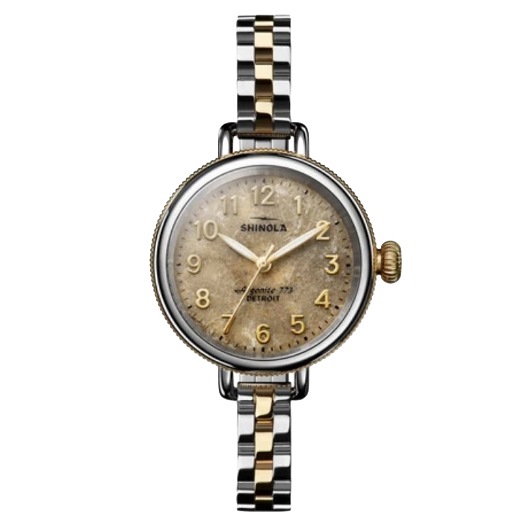 Shinola Petoskey Dial Birdy 34MM Two-Tone Watch - NAGI